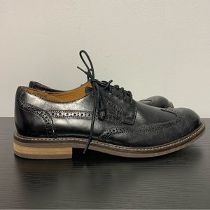 Classic Black Leather Men's Dress Shoes